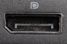 Display Port for connecting dual monitors